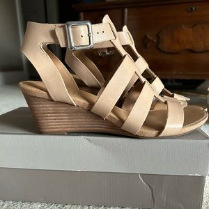 Franco Sarto leather wedge sandal